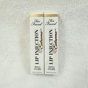 2 PACK - Too Faced Lip Injection Extreme Plumper SHADE CLEAR
